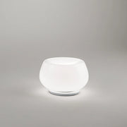 Lumetto Moderno Kave Metallo Vetro Bianco Led 12W 3000K Dimmerabile Ip20
