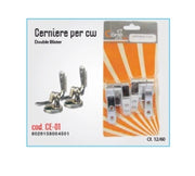 Ricambio cerniere copriwater tavoletta wc cromate