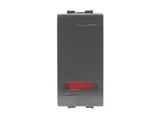 INTERRUTTORE DEVIATORE UNIPOLARE LUMINOSO ONDA- - deviatore 16AX 250V (7708.6) - 6 pezzi MARLANVIL