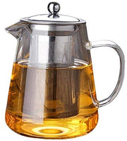 Teiera Dubbia con Filtro e Vaschetta Termica - Capacità 450/750/950 ml - Teiera con Vaschetta Termica