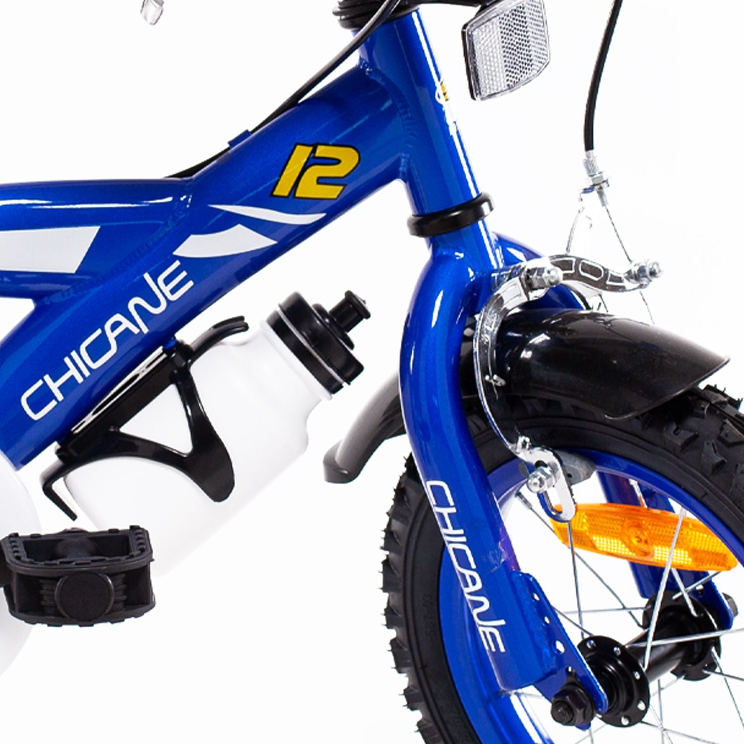 SCH CHICANE 12", bicicletta per bambini, bici bambino, adatta a bambini tra i 3 e i 5 anni, per altezza tra 85 e 105 cm,