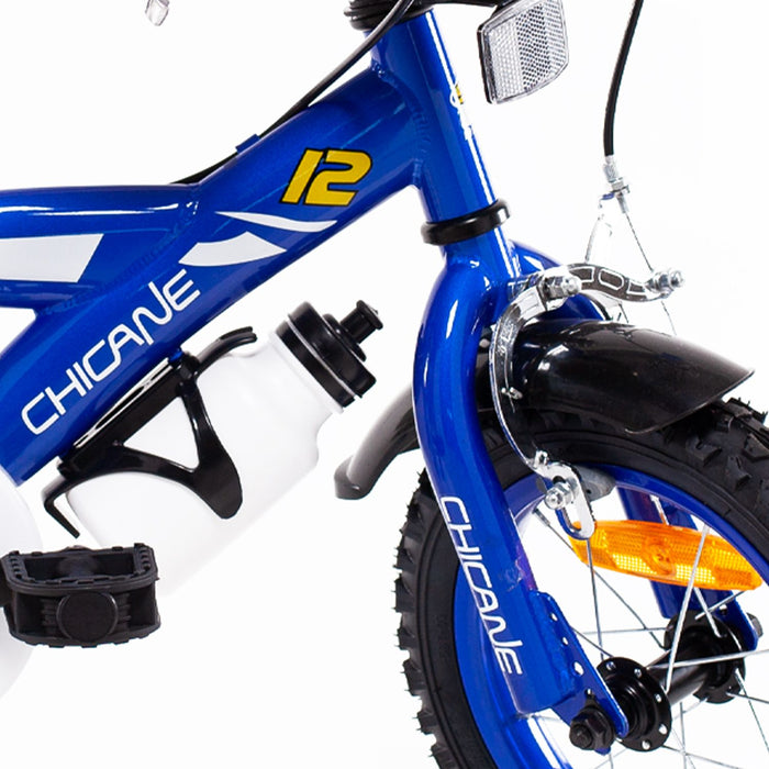 SCH CHICANE 12", bicicletta per bambini, bici bambino, adatta a bambini tra i 3 e i 5 anni, per altezza tra 85 e 105 cm,