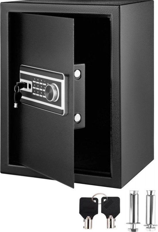 Safetta Elettronica - 2,1 Piedi Cubi - Nero - Acciaio Q235 Massiccio