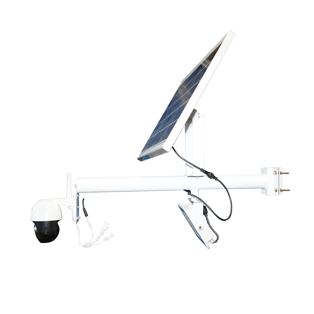 Lampada LED da 200 W con pannello solare da 50 W e telecamera di sorveglianza Wi-Fi Breckner Germany