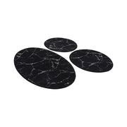 Tuscaloosa, Tappeto da Bagno Lavabile in Lavatrice, 60x100 cm Nero