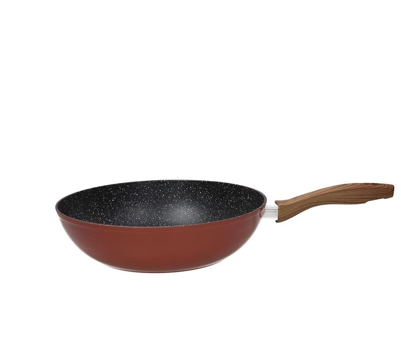 TOGNANA RUSTIC STONE PADELLA ANTIADERENTE IN ALLUMINIO  Ø 28CM - COLORE ROSSO