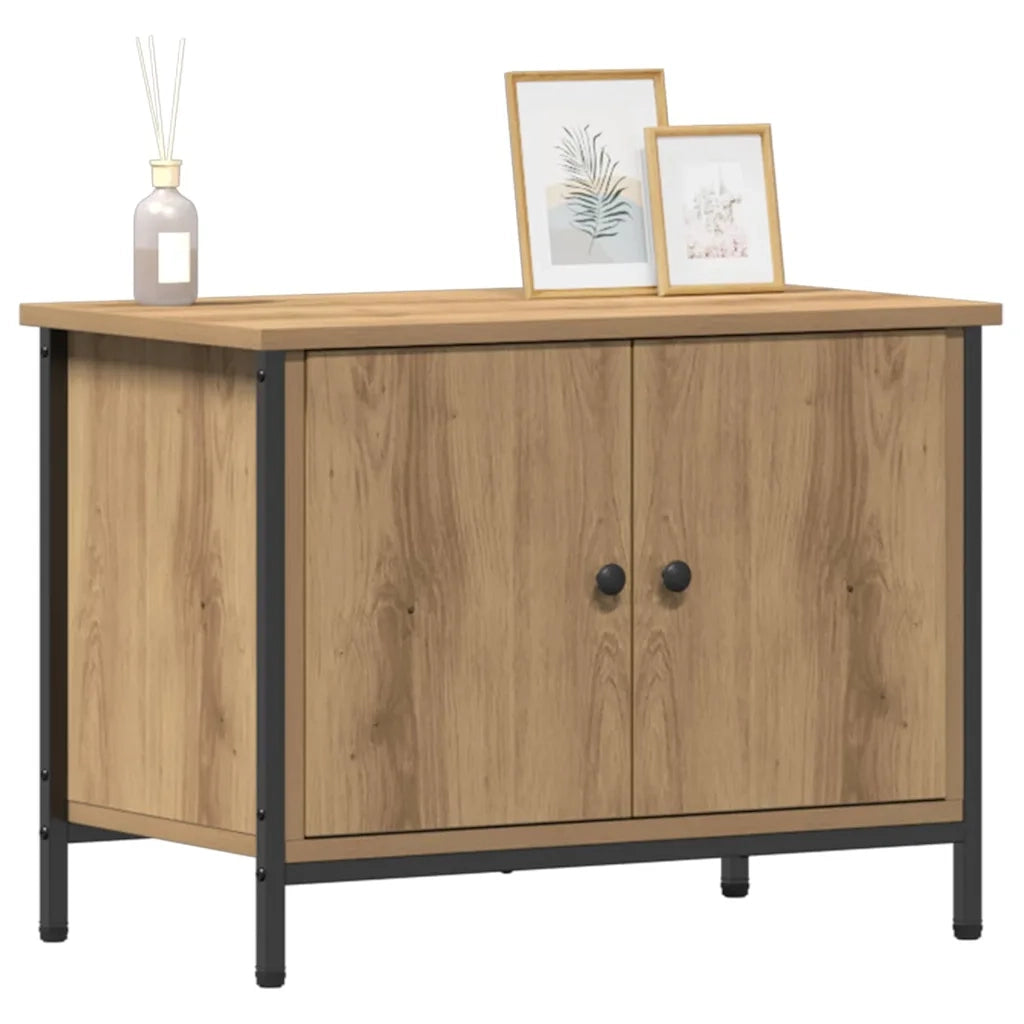 Mobile TV-Credenza per TV-Console TV Rovere artigianale 60 x 35 x 45 cm Legno multistrato