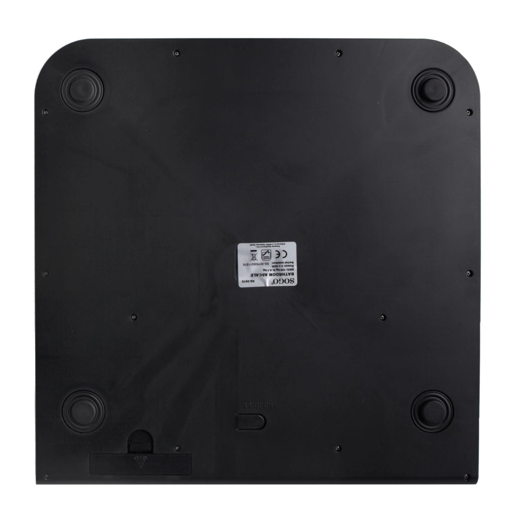 Bilancia pesapersone digitale elettronica, display LCD retroilluminato, capacità 150kg, risoluzione 100g bagno - SOGO