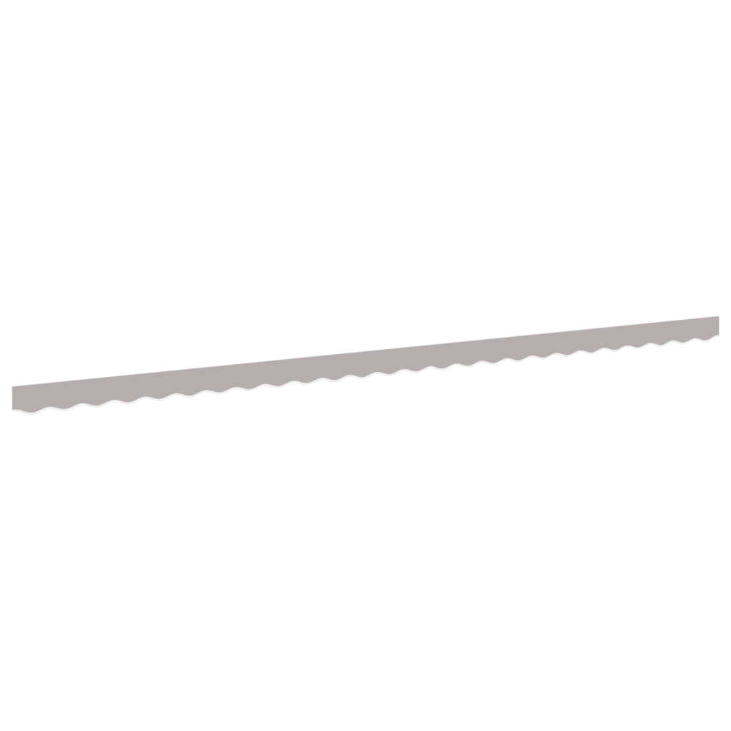 Baldacchino con valance per telaio da 6 m Grigio chiaro 5.8x0.2 m