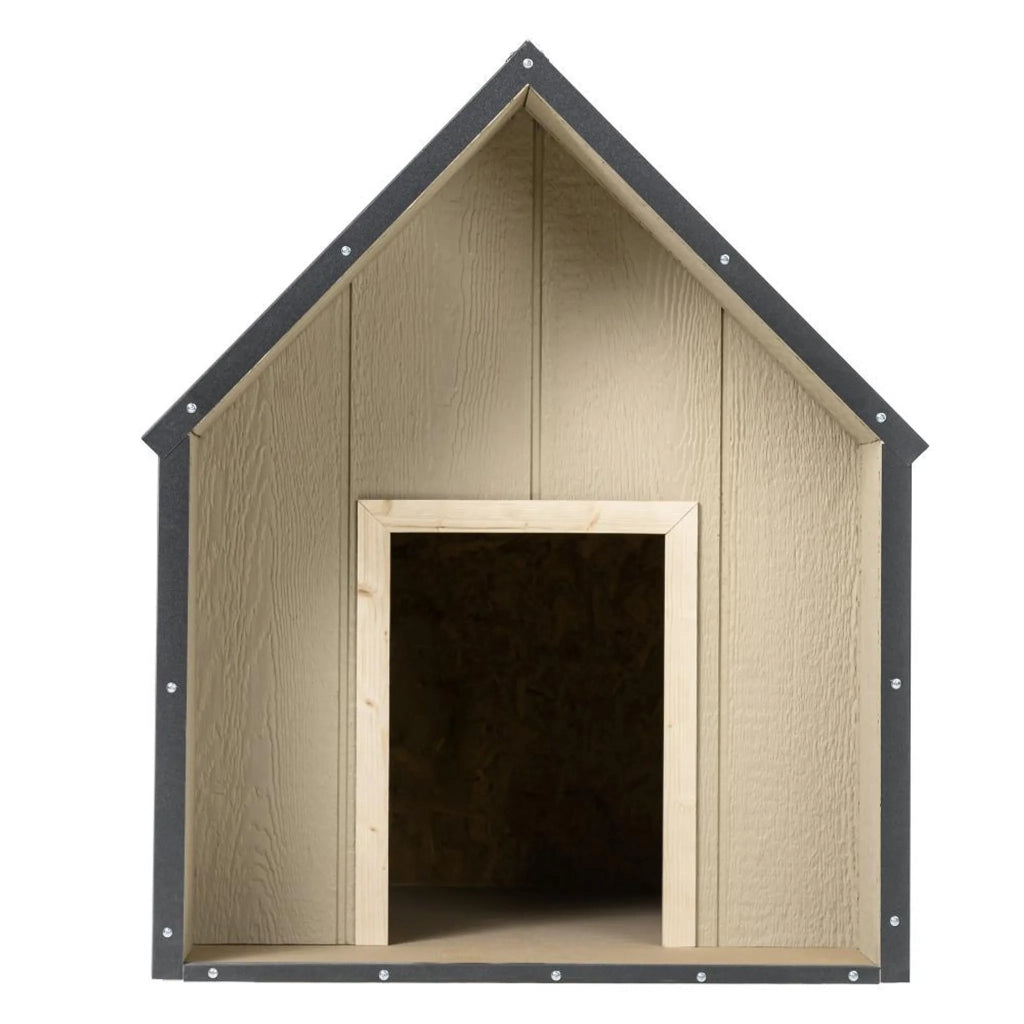 Cuccia per cani in legno LP SmartSide - 80 x 118 x H94 cm, Taglia L – TIMBELA M972-1