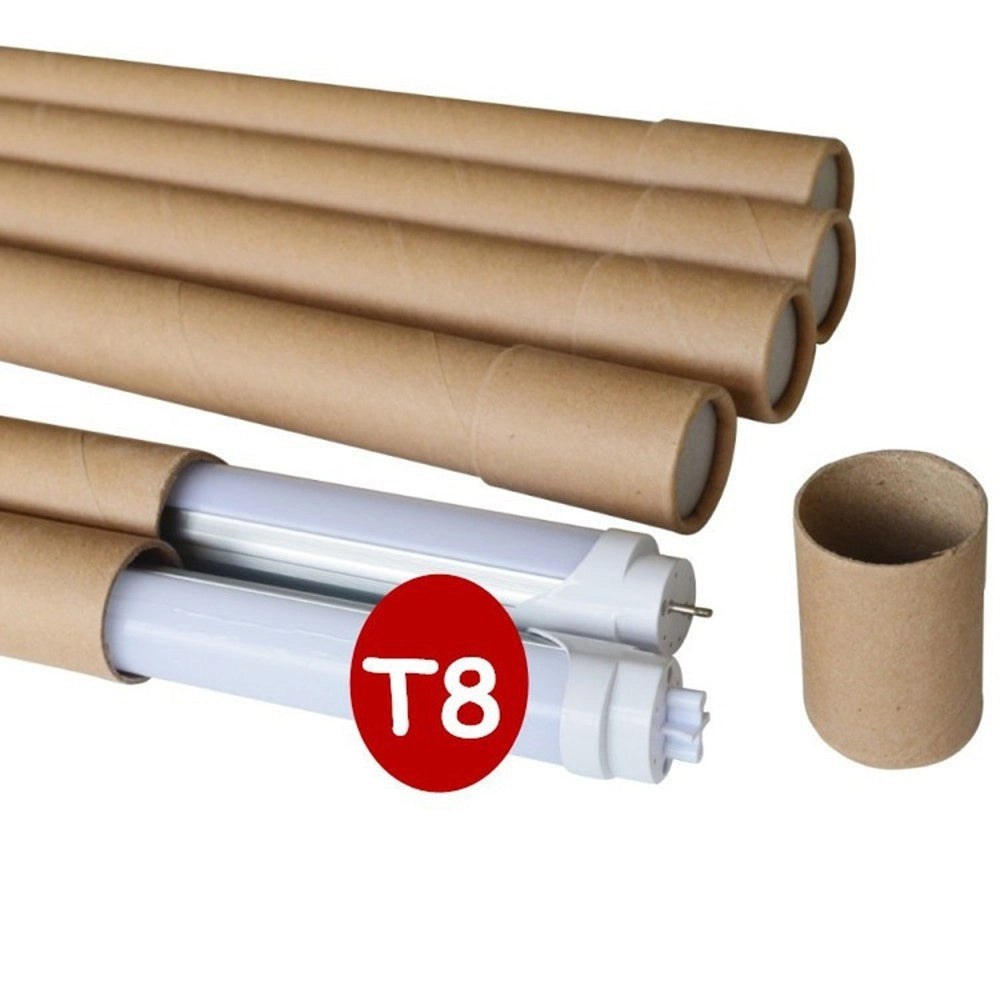 Trade Shop - Tubo Neon A Led T8 60cm  90cm 120cm 150cm 6000k 3000k Luce Fredda Calda Neutra - -bianco Caldo  Copertura Opaca 120 Cm   -