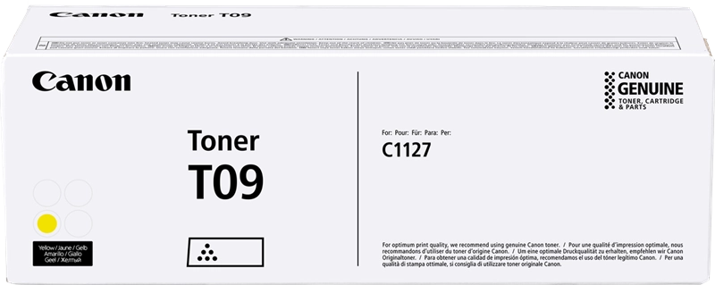 Canon TONER T09 Y cartuccia toner 1 pz Originale Giallo