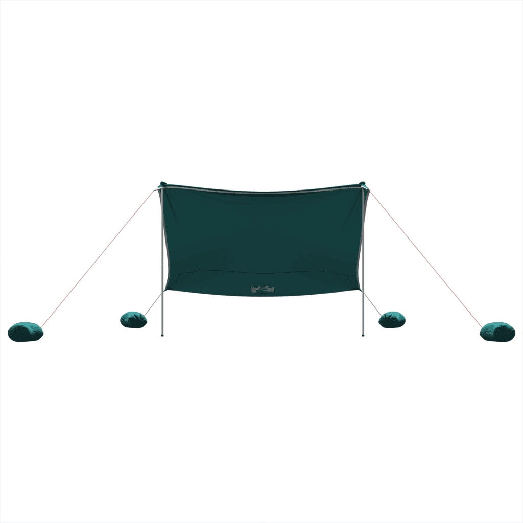 Baldacchino da Spiaggia con Ancore per la Sabbia 304x300 cm 4008645