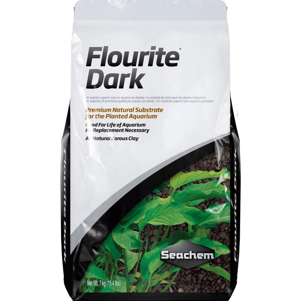 Seachem Flourite ( Substrato per Acquari d'acqua Dolce con Piante) Formato: 7 Kg, Colore: Dark
