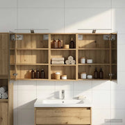 Set di Armadi da Bagno con lo scaffale 3 pcs 140 x 14,5 x 70 cm 3403791