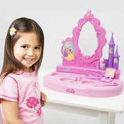 Trade Shop - Specchiera Da Tavolo Principesse Disney Altezza 42 Cm Con Accessori Bambine -