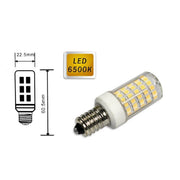 Trade Shop - Lampadina 86 Led E14 7watt Piccola Luce 6500k 3000k 4000k Frigo E Cappa - -bianco Freddo      -