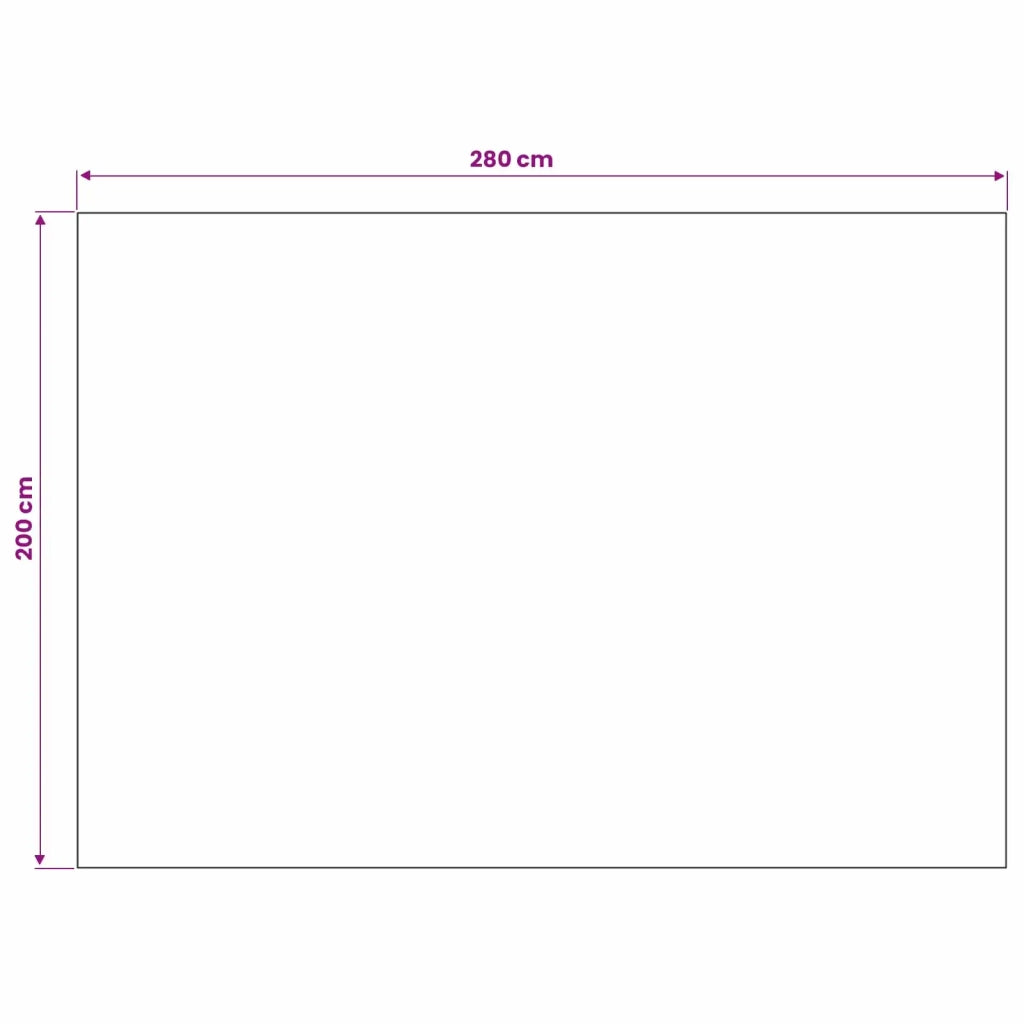 Tappeti per area SIROLO Beige 280 x 200 cm Poliestere