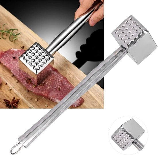 Macchina per affettare carne - Professionale - Realizzata in acciaio inossidabile - Manico con superficie antiscivolo - Accessori da cucina - Adatto per uso in cucina -
