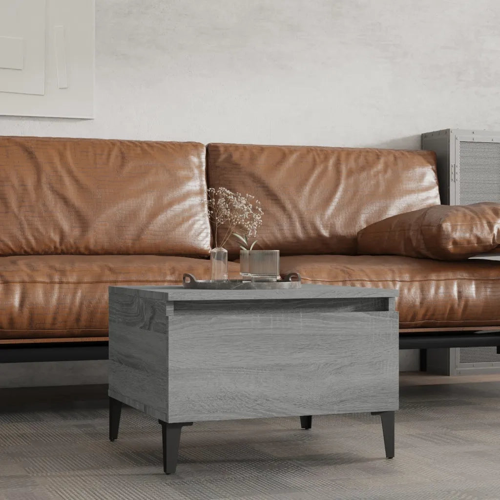 Tavolino | Tavolo laterale Grigio Sonoma 50x46x35 cm in Legno Multistrato