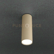 CLOUD PLAFONIERA TUBO H.25 1 LUCE SABBIA 1128-PL25-SA