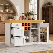 TAVOLO BAR ESTENSIBILE 120-197x40x74 cm Bianco in MDF
