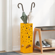 Portaombrelli Giallo senape Metallo Compatto Intarsi decorativi