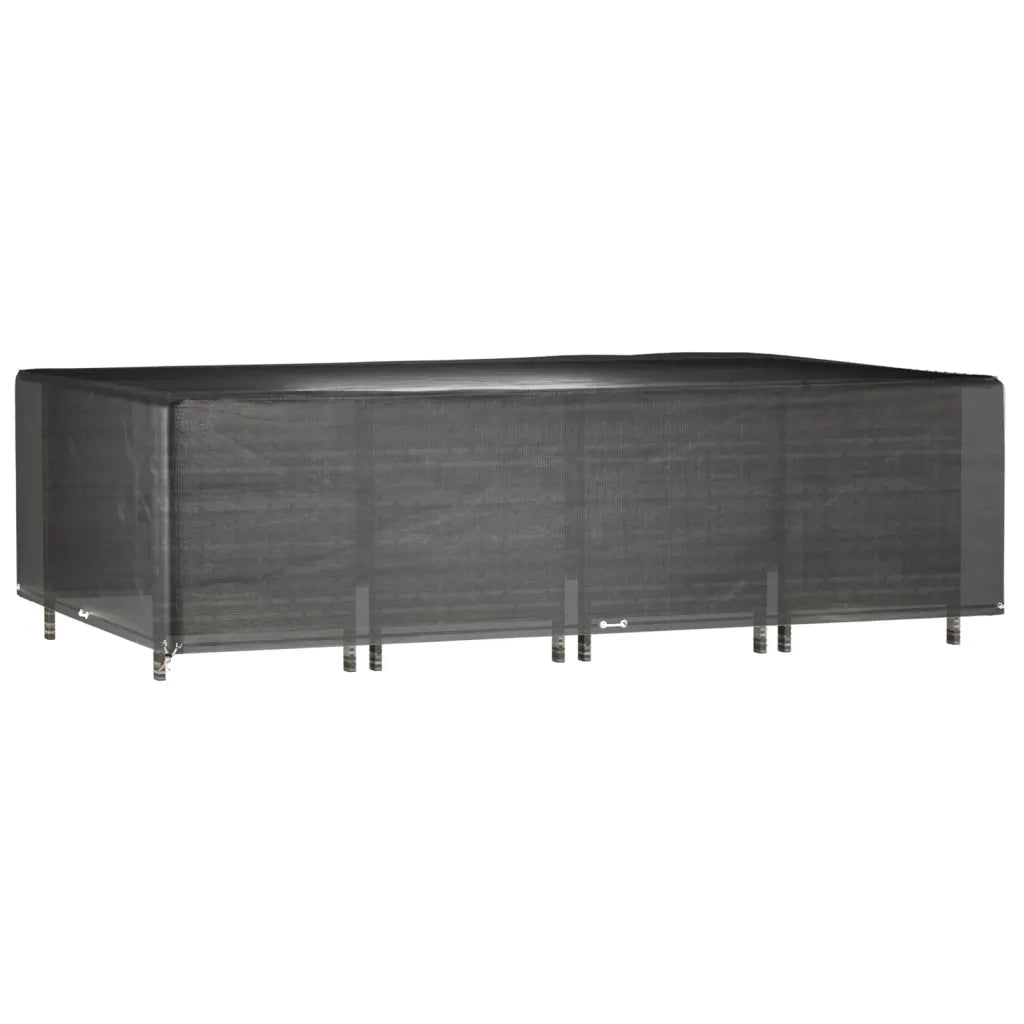 Copri Mobili Giardino | Telone per mobili da esterni 2 pz 16 Occhielli 325x205x90cm Rettangolo