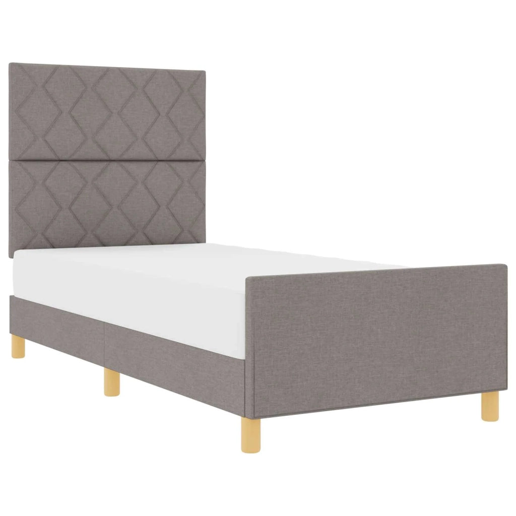 Struttura del letto con testiera Talpa 90 x 190 cm Tessuto 3344771