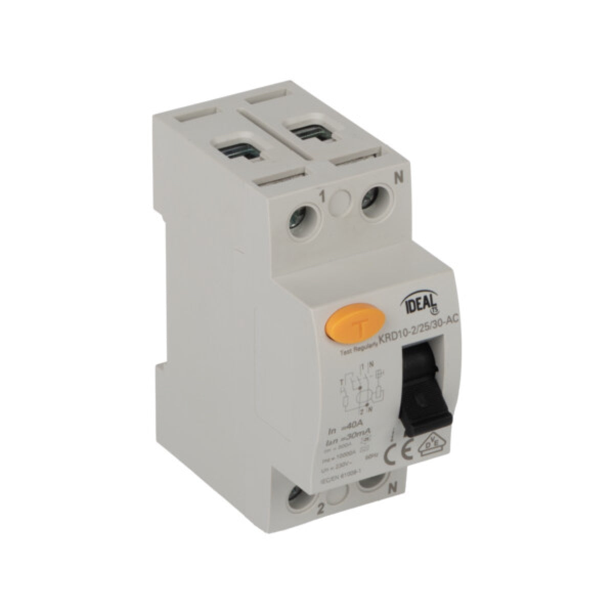 Interruttori Magnetotermici Differenziali KRD10-2 40 A