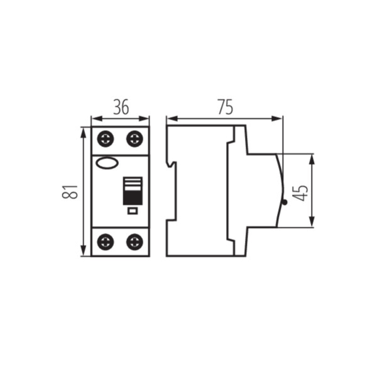 Interruttori Magnetotermici Differenziali KRD10-2 40 A