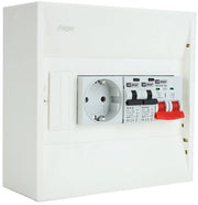 Distributore fotovoltaico 2x B16 alamat con WCD e commutatore principale (PV0005)