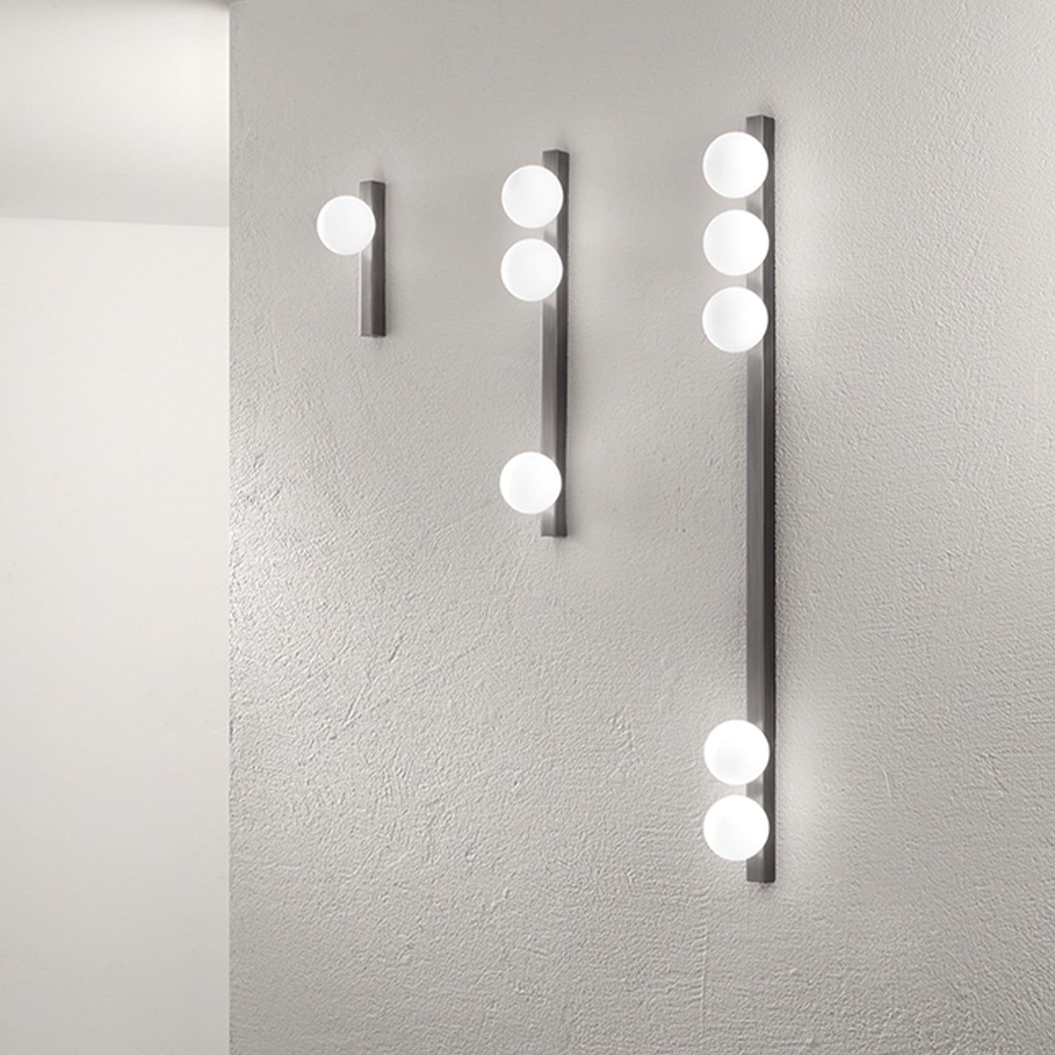 Plafoniera Minimal Snooky Metallo Grigio 5 Luci G9 Ip20