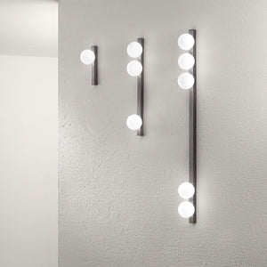 Plafoniera Minimal Snooky Metallo Grigio 5 Luci G9 Ip20