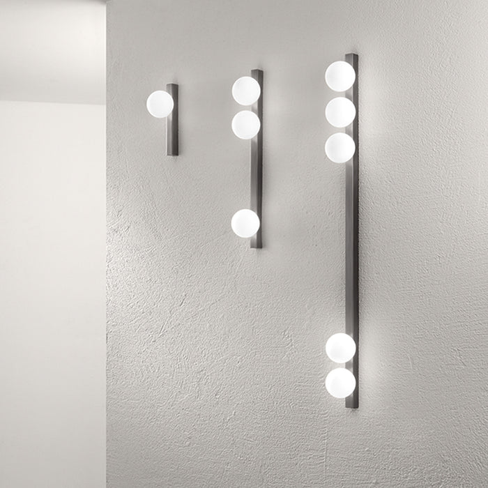 Plafoniera Minimal Snooky Metallo Grigio 5 Luci G9 Ip20