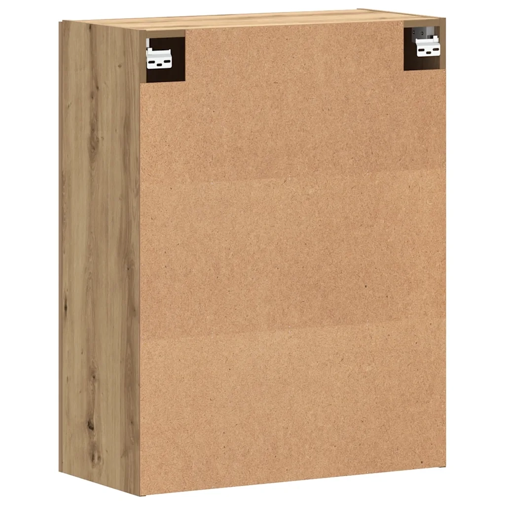 Mobile a Parete Rovere Artigianale 69,5x34x90 cm 857295