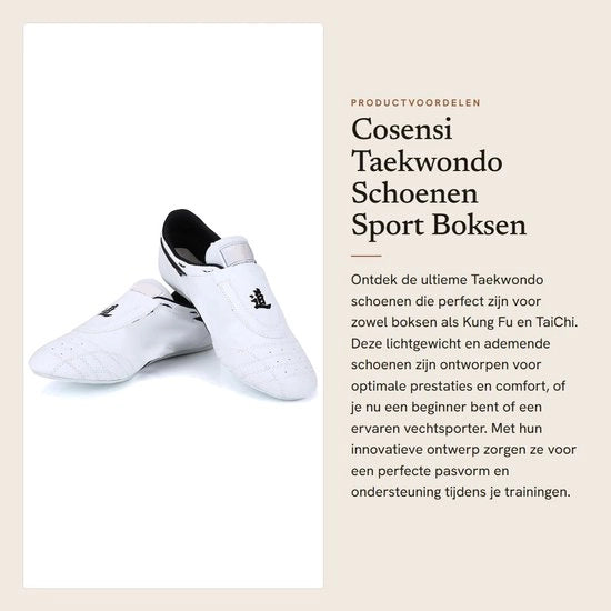 Scarpe di Taekwondo Leggere - Scarpe da Lotta - Antiscivolo - Respiranti - Punti in Gomma - Esperienza di Portata Comoda - Scarpe da Lotta