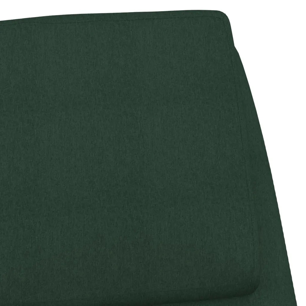 Sedia Relax Verde Scuro in Tessuto 341317