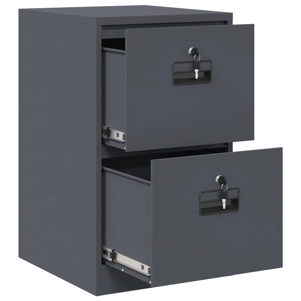 Armadio per File con cassetto Antracite 44 x 50 x 74,5 cm CFW2770988