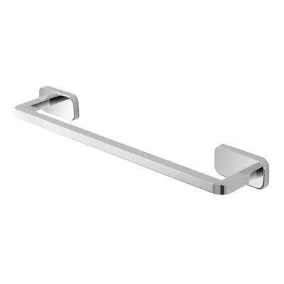 Portasciugamani a muro 45 cm in acciaio inox con doppio fissaggio