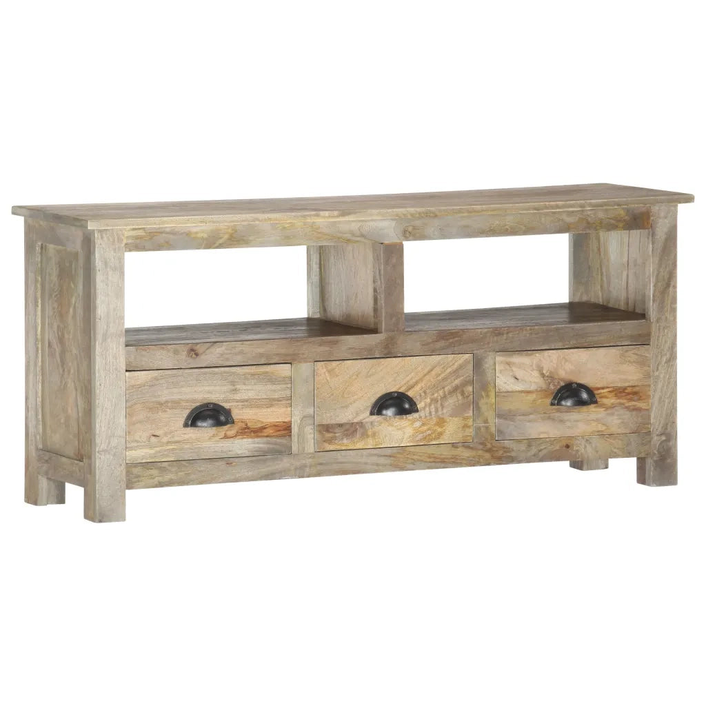 Mobile Porta TV 110x30x50 cm in Legno Massello di Mango cod mxl 17744