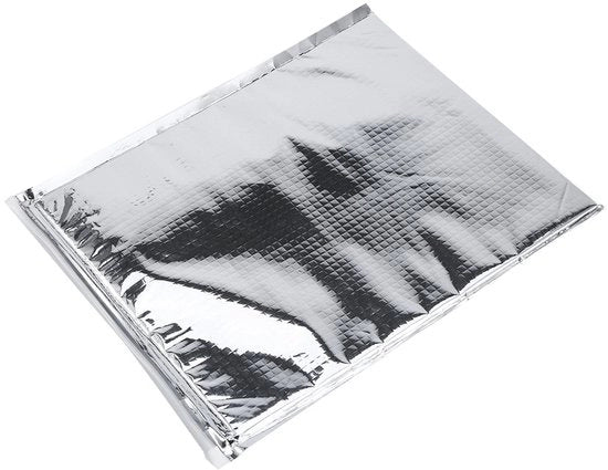 Set di contenitori di conservazione alimentare, 5 pezzi, con fodero termico in alluminio e chiusura a raccordo per pic nic, pranzo, viaggi, campeggio (25 x 30 cm)
