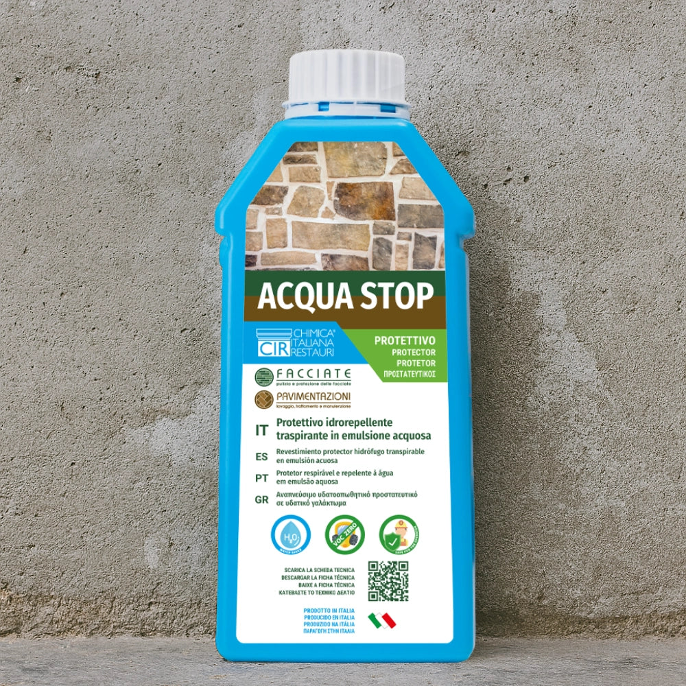 Protettivo idrorepellente traspirante protezione umidità acqua stop 1 litro