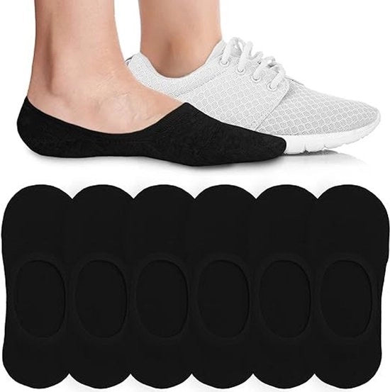 Sneakers invisibili per donne - 3 paia - Calze invisibili per allenamento - Calze normali sottili e respiranti - Antiscivolo e non sfregano la pianta del piede - Calze invisibili con antiusura