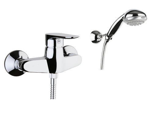 fiore kevon miscelatore doccia esterna con doccetta cod:ferx.8484