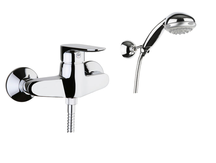 fiore kevon miscelatore doccia esterna con doccetta cod:ferx.8484