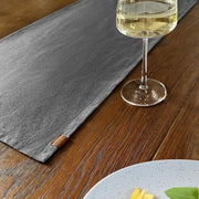 Tavolo con tovaglia in lino premium - decorazione moderna per tavolo - certificato Ökotex - tovaglia per tavolo - tovaglia in lino - 40 x 150 cm