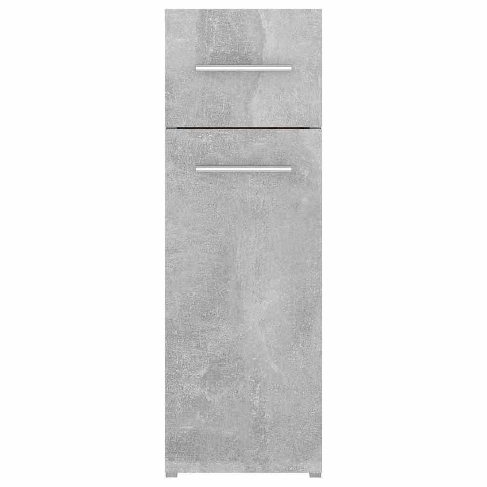 Apothecary Cabinet, Concrete Grey, 20x45.5x60 Cm, Wood-based Material