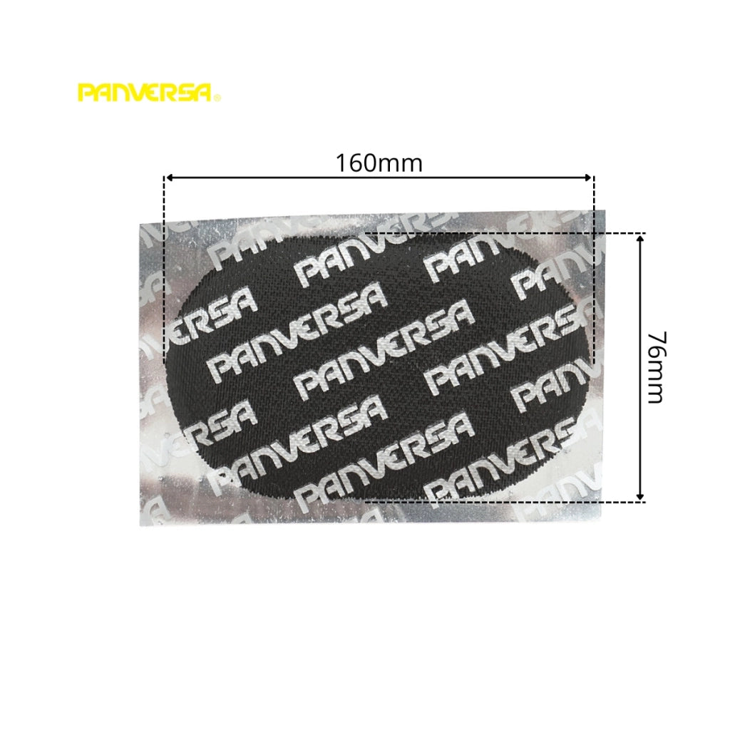 Toppe di vulcanizzazione ovali 76x160mm PP9 per camere d'aria 10 pz/set Panversa