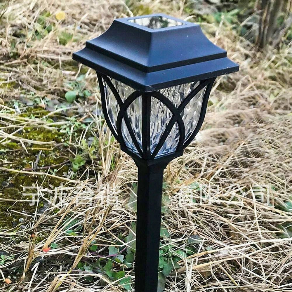 Trade Shop - 6 Pz Lampada 1 Led Con Pannello Solare Da Giardino Picchetto Esterno Te-b0155 -